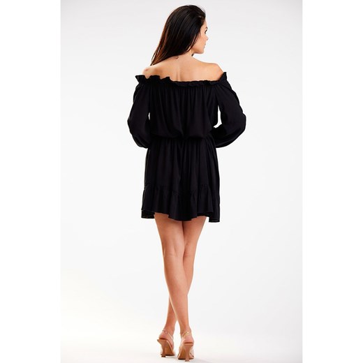 Awama Sukienka w kolorze czarnym S/M wyprzedaż Limango Polska