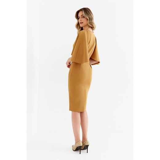made of emotion Sukienka w kolorze musztardowym L Limango Polska okazyjna cena