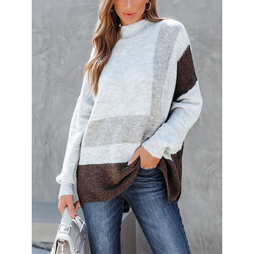 LA Angels Sweter w kolorze jasnoszaro-brązowym La Angels L okazja Limango Polska
