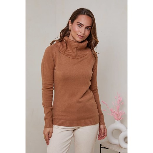 Soft Cashmere Golf w kolorze jasnobrązowym Soft Cashmere 38/40 wyprzedaż Limango Polska