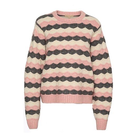 CULTURE Sweter &quot;Anthonia&quot; w kolorze jasnoróżowo-kremowo-antracytowym Culture L/XL okazja Limango Polska