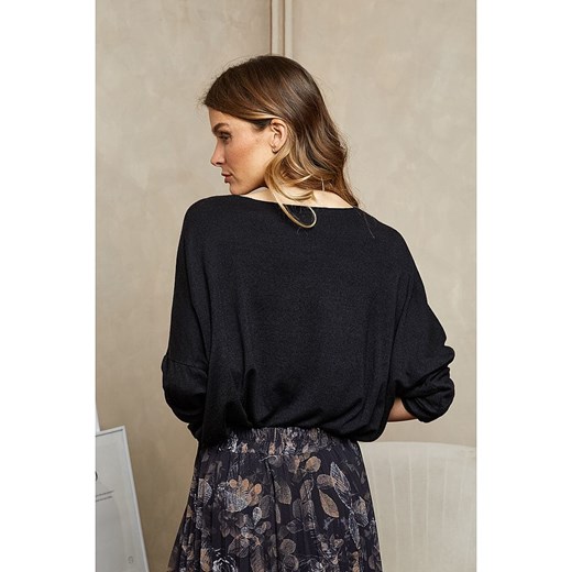 Joséfine Sweter wełniany &quot;Fitch&quot; w kolorze czarnym Joséfine L okazja Limango Polska