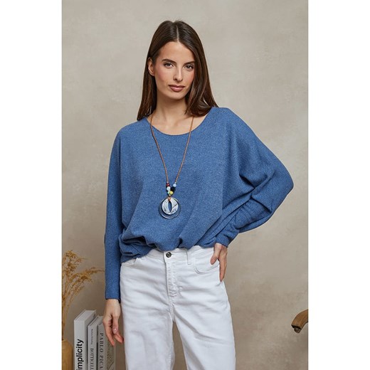 Plume Sweter &quot;Diamond&quot; w kolorze niebieskim Plume S okazja Limango Polska