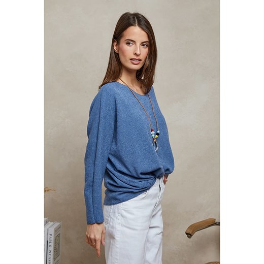 Plume Sweter &quot;Diamond&quot; w kolorze niebieskim Plume S promocja Limango Polska