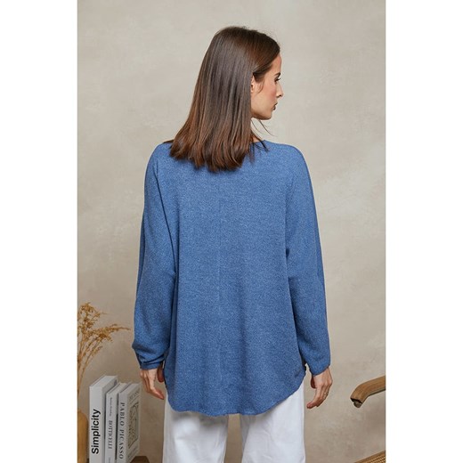 Plume Sweter &quot;Diamond&quot; w kolorze niebieskim Plume S wyprzedaż Limango Polska