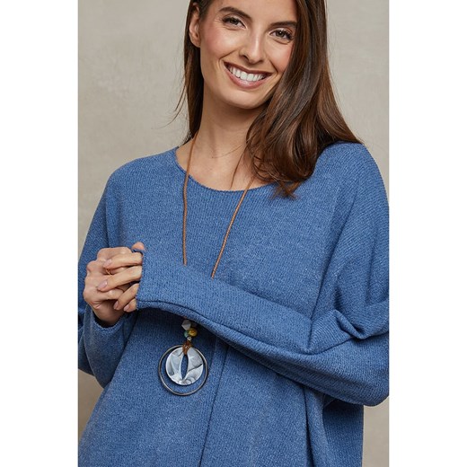 Plume Sweter &quot;Diamond&quot; w kolorze niebieskim Plume S okazja Limango Polska