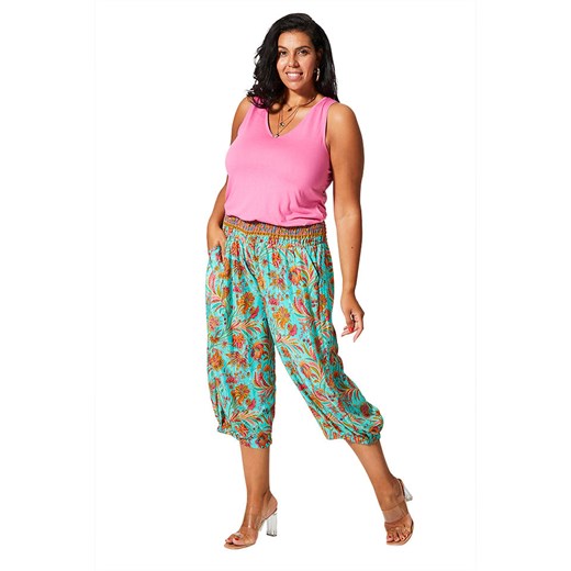 Aller Simplement Kuloty w kolorze turkusowym ze sklepu Limango Polska w kategorii Spodnie damskie - zdjęcie 185555978