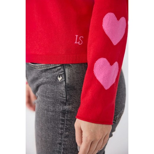 LIEBLINGSSTÜCK Sweter &quot;Linka&quot; w kolorze czerwonym Lieblingsstück 48 wyprzedaż Limango Polska