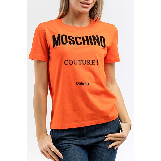 Moschino Koszulka w kolorze pomarańczowym Moschino 48 wyprzedaż Limango Polska