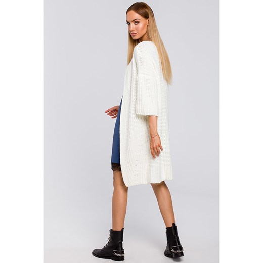 made of emotion Kardigan w kolorze kremowym onesize okazyjna cena Limango Polska