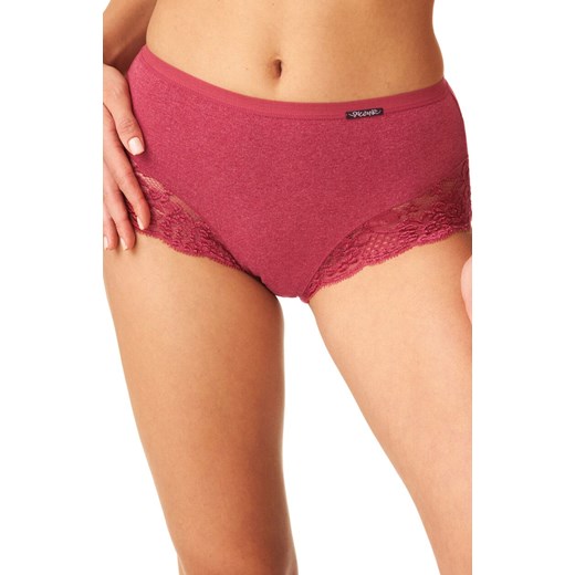 2-pack majtki z wysokim stanem bordowe Hot Touch LPF 729, Kolor bordowy, Rozmiar XL, Key ze sklepu Intymna w kategorii Majtki damskie - zdjęcie 185558247