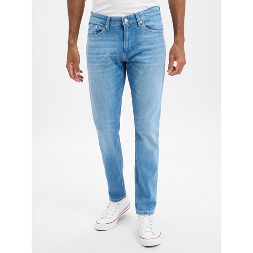 Tommy Jeans Dżinsy Mężczyźni Bawełna bielony jednolity ze sklepu vangraaf w kategorii Jeansy męskie - zdjęcie 185558659