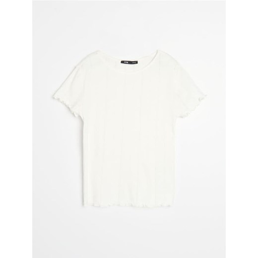 Sinsay - Koszulka - kremowy Sinsay M Sinsay