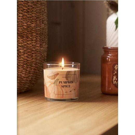Sinsay - Świeczka Pumpkin Spice - żółty ze sklepu Sinsay w kategorii Dom - zdjęcie 185563798