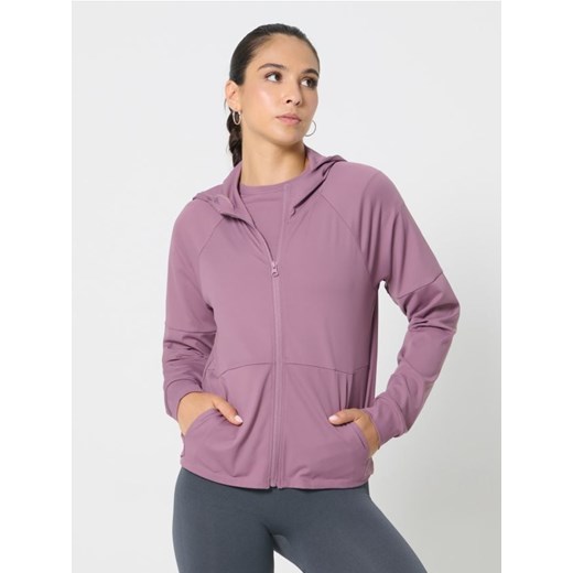 Sinsay - Bluza sportowa z kapturem - różowy ze sklepu Sinsay w kategorii Bluzy damskie - zdjęcie 185563809