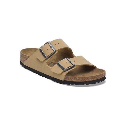 Birkenstock Skórzane klapki &quot;Arizona&quot; w kolorze beżowym ze sklepu Limango Polska w kategorii Klapki damskie - zdjęcie 185565568