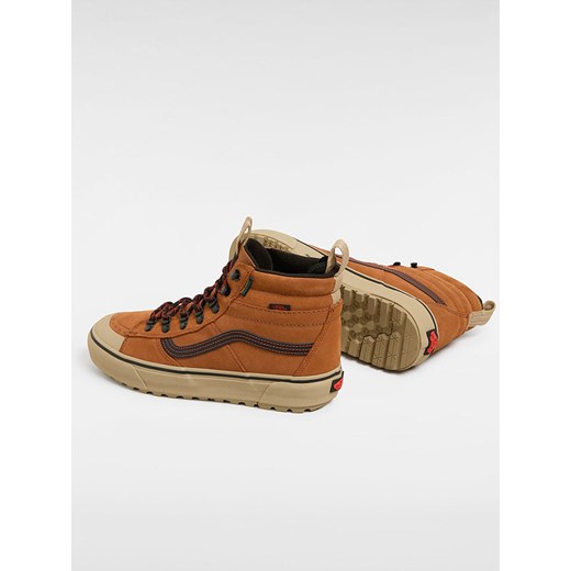 Vans Skórzane sneakersy &quot;Sk8-Hi&quot; w kolorze jasnobrązowym Vans 46 Limango Polska okazyjna cena