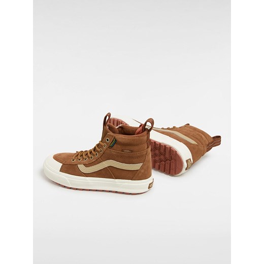 Vans Skórzane sneakersy &quot;Sk8-Hi&quot; w kolorze jasnobrązowym Vans 36,5 okazja Limango Polska