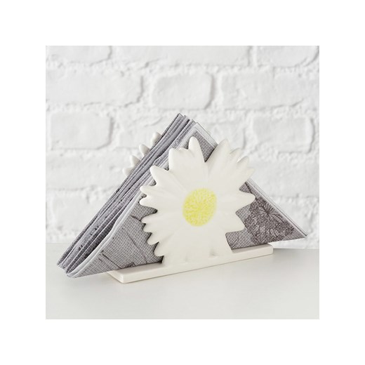 Boltze Serwetnik &quot;Daisy&quot; w kolorze białym - 15 x 11,6 x 4,5 cm ze sklepu Limango Polska w kategorii Akcesoria kuchenne - zdjęcie 185565969