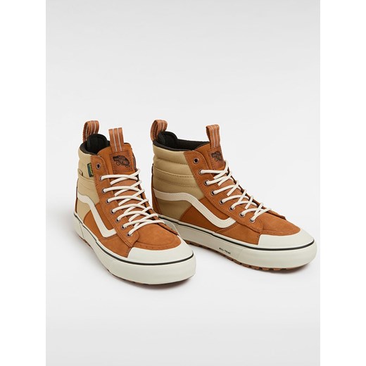 Vans Skórzane sneakersy &quot;Sk8-Hi&quot; w kolorze musztardowo-beżowym ze sklepu Limango Polska w kategorii Trampki damskie - zdjęcie 185566069