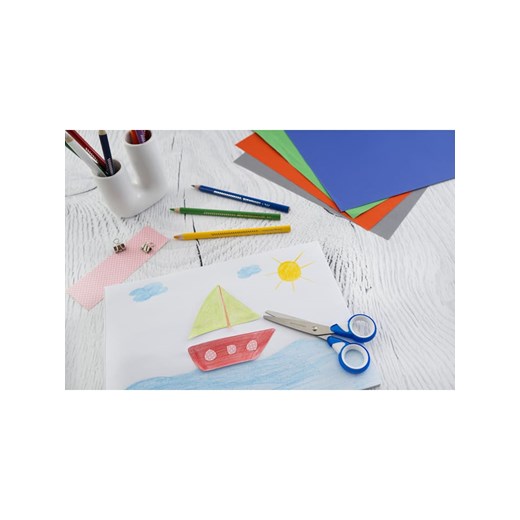 Faber-Castell Nożyczki szkolne (2 szt.) w kolorze niebiesko-białym Faber-castell onesize okazja Limango Polska