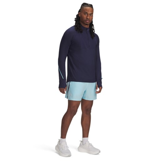 Męskie spodenki do biegania Under Armour UA Launch 5\'\' Short - niebieskie ze sklepu Sportstylestory.com w kategorii Spodenki męskie - zdjęcie 185568107