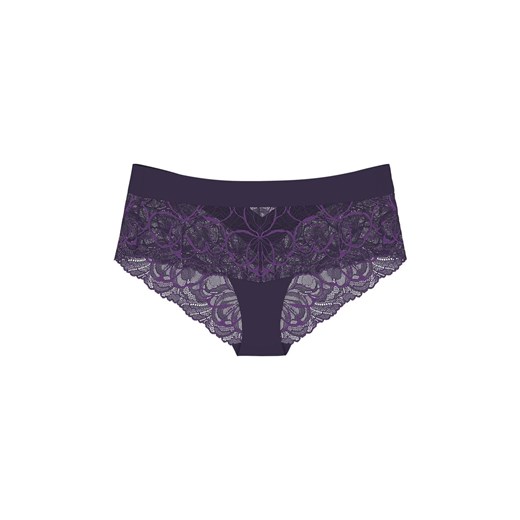Triumph figi damskie Body Make-Up Illusion Lace 10219748-00TS, Kolor ciemnofioletowy, Rozmiar 36, Triumph ze sklepu Intymna w kategorii Majtki damskie - zdjęcie 185568735