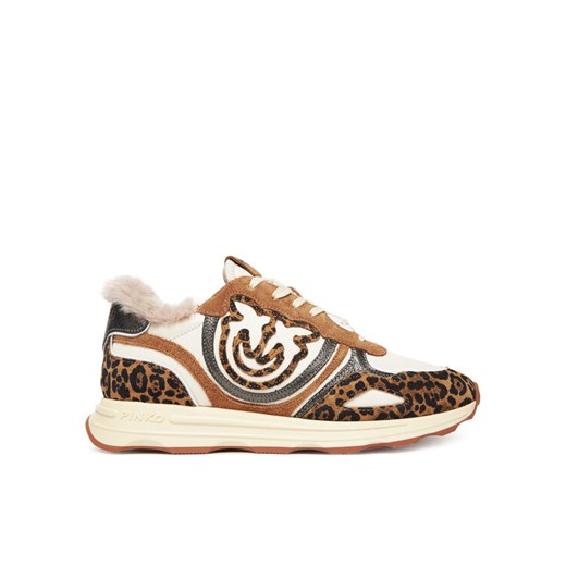 Sneakersy PINKO Zoe 01 SS0087P121 Beżowy ze sklepu eobuwie.pl w kategorii Buty sportowe damskie - zdjęcie 185568946