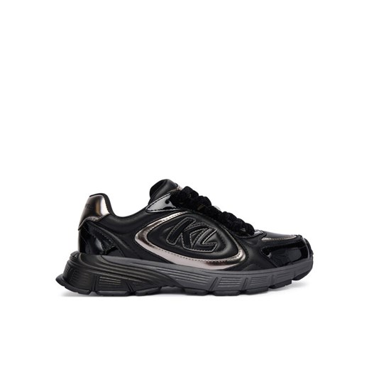 Sneakersy KARL LAGERFELD KL65535 Czarny ze sklepu eobuwie.pl w kategorii Buty sportowe damskie - zdjęcie 185569018