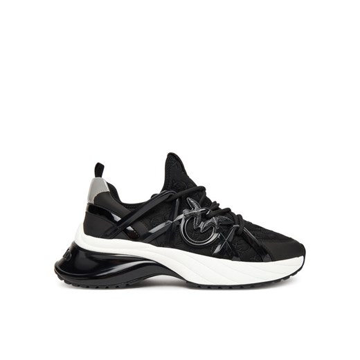 Sneakersy PINKO Ariel 01 SS0023T039 Czarny ze sklepu eobuwie.pl w kategorii Buty sportowe damskie - zdjęcie 185569047