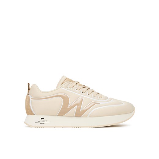 Weekend Max Mara Sneakersy 2525766034650 Écru ze sklepu MODIVO w kategorii Buty sportowe damskie - zdjęcie 185570428