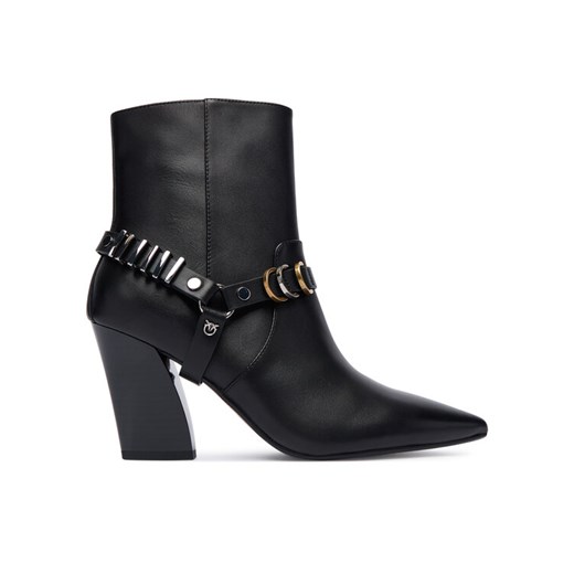 PINKO Botki Viola 02 SD0417P001 Czarny ze sklepu MODIVO w kategorii Botki - zdjęcie 185570446