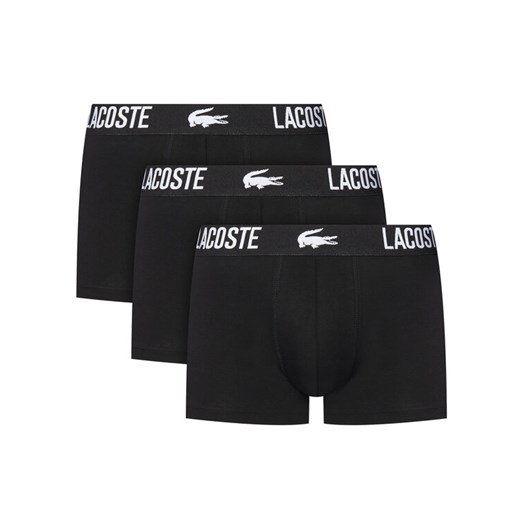 Lacoste Komplet 3 par bokserek 5H2393 Czarny ze sklepu MODIVO w kategorii Majtki męskie - zdjęcie 185570525