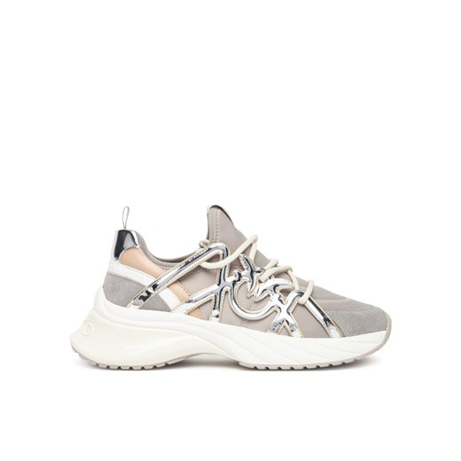 PINKO Sneakersy Ariel 01 SS0023T040 Szary ze sklepu MODIVO w kategorii Buty sportowe damskie - zdjęcie 185570538