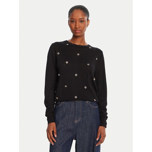 Lola Casademunt by Maite Sweter MF2511012 Czarny Regular Fit ze sklepu MODIVO w kategorii Swetry damskie - zdjęcie 185570597