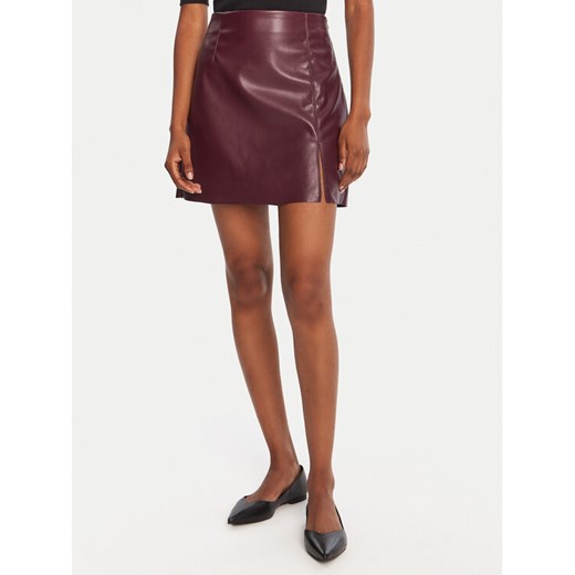 Vero Moda Spódnica z imitacji skóry Nelly 10322469 Fioletowy Regular Fit ze sklepu MODIVO w kategorii Spódnice - zdjęcie 185570616
