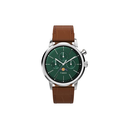 Timex Zegarek Marlin TW2W51000 Brązowy ze sklepu MODIVO w kategorii Zegarki - zdjęcie 185570695