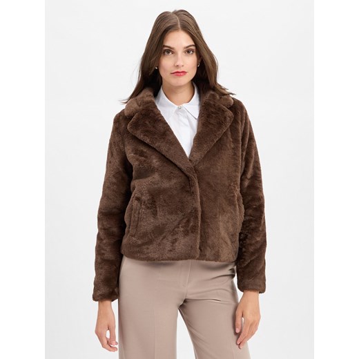 Marie Lund Kurtka damska Kobiety Sztuczne włókno czekoladowy jednolity Marie Lund 36 vangraaf