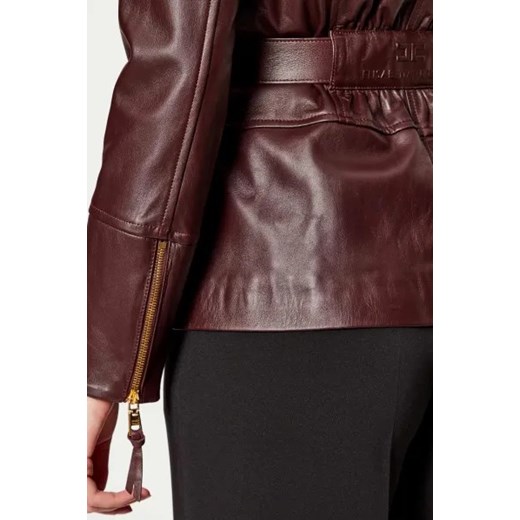 Elisabetta Franchi Skórzana ramoneska | Regular Fit Elisabetta Franchi 38 Gomez Fashion Store