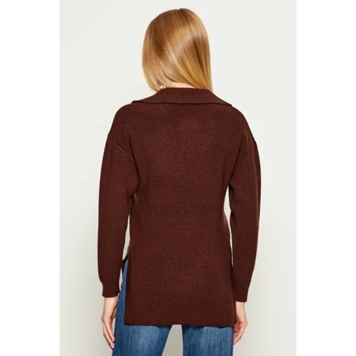 Elisabetta Franchi Sweter | Regular Fit | z dodatkiem wełny Elisabetta Franchi 42 Gomez Fashion Store