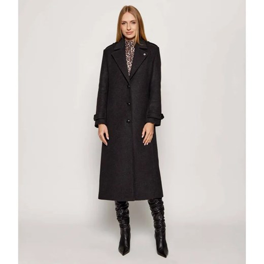 HUGO Płaszcz Milehe | z dodatkiem wełny ze sklepu Gomez Fashion Store w kategorii Płaszcze damskie - zdjęcie 185573076