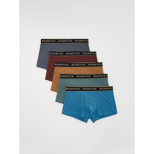 Reserved - 5 pack bokserek Classic - granatowy ze sklepu Reserved w kategorii Majtki męskie - zdjęcie 185573665