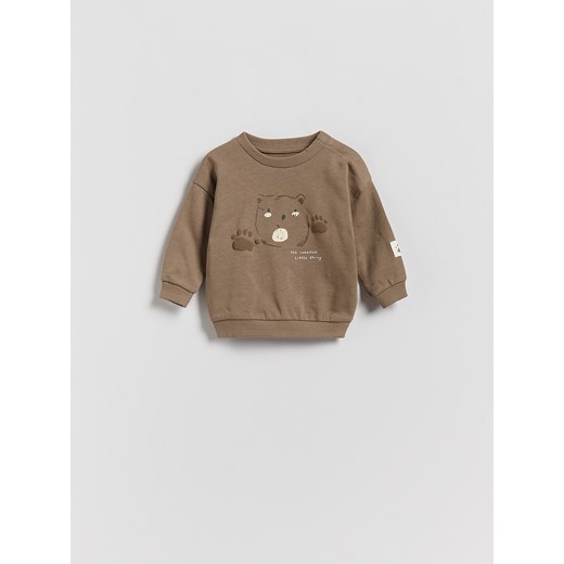 Reserved - Bawełniana bluza 2 pack - złamana biel Reserved 74 (6-9 m.) Reserved