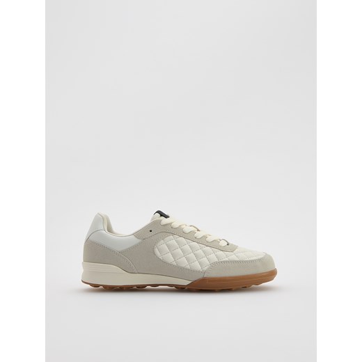 Reserved - Sneakersy z łączonych materiałów - biały Reserved 38 Reserved