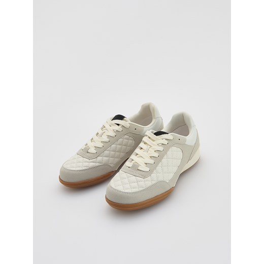 Reserved - Sneakersy z łączonych materiałów - biały Reserved 37 Reserved