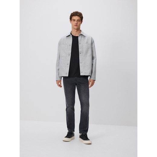 Reserved - Jeansy relaxed straight - szary Reserved 36 Reserved