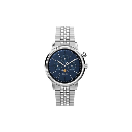 Zegarek Timex Marlin TW2W51300 Srebrny ze sklepu eobuwie.pl w kategorii Zegarki - zdjęcie 185574826