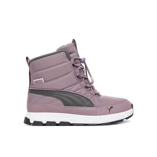 Śniegowce Puma Evolve Boot Jr 392644 09 Fioletowy ze sklepu eobuwie.pl w kategorii Buty zimowe dziecięce - zdjęcie 185574877