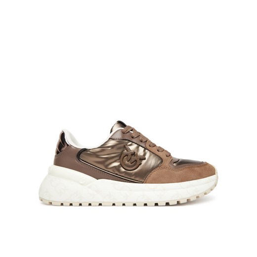 Sneakersy PINKO Gem 07 SS0055P106 Brązowy ze sklepu eobuwie.pl w kategorii Buty sportowe damskie - zdjęcie 185574878