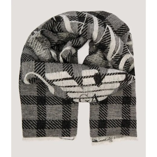 Emporio Armani Szal | z dodatkiem wełny Emporio Armani OS Gomez Fashion Store